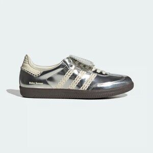 Adidas Wales Bonner X Samba silver metallic sneakers
